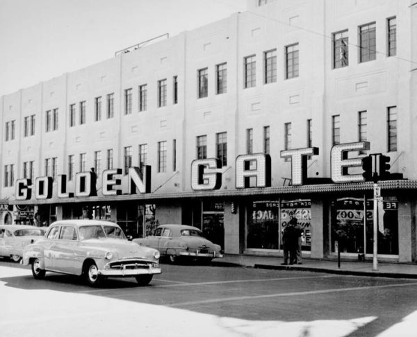 Golden Gate Hotel, Las Vegas - advertising ashtray, 1960's